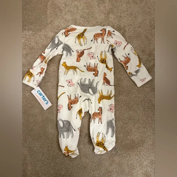Carter's Animal Print Onesie NWT - Picture 3 of 5